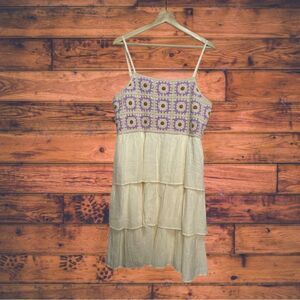 ODDI Embroidered Fairy Core Cottage Core Tiered Dress‎ 1XL NWT